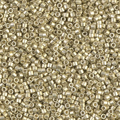 DB1151 - 11/0 Miyuki Delica Seed Beads - Galv SF Silver