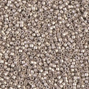 DB1158 - 11/0 Miyuki Delica Seed Bead - Galv SF Lt Smoky Amethyst