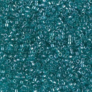 DB1228 - 11/0 Miyuki Delica Seed Beads - Tr Caribbean Teal Luster