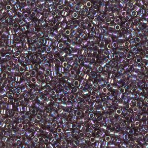 DB1244 - 11/0 Miyuki Delica Seed Beads - Transparent Mauve AB