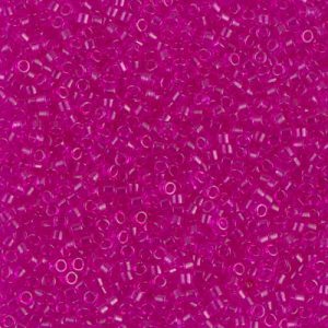 DB1310 - 11/0 Miyuki Delica Seed Beads - Dyed Trans Fuchsia