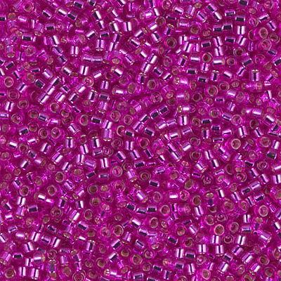 DB1340 - 11/0 Miyuki Delica Seed Bead - Dyed S/L Fuchsia