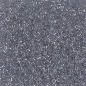 DB1406 - 11/0 Miyuki Delica Seed Bead - Transparent Pale Grey