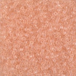 DB1410 - 11/0 Miyuki Delica Seed Beads - Transparent Pale Peach