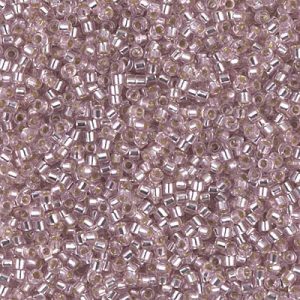 DB1433 - 11/0 Miyuki Delica Seed Bead - Silver Lined Pale Blush