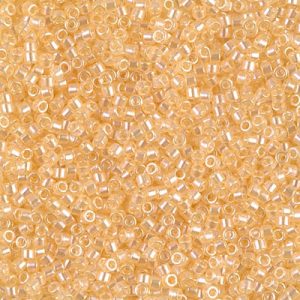 DB1478 - 11/0 Miyuki Delica Seed Bead - Tr Pale Apricot Luster