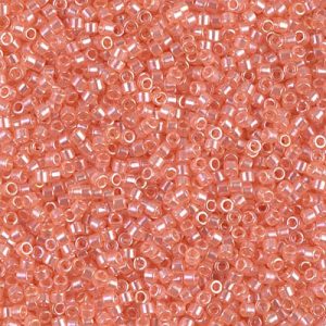 DB1480 - 11/0 Miyuki Delica Seed Bead - Tr Peach Luster