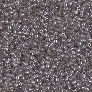 DB1486 - 11/0 Miyuki Delica Seed Beads - Transparent Taupe Luster