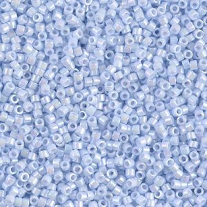 DB1507 - 11/0 Miyuki Delica Seed Bead - Op Light Sky Blue AB