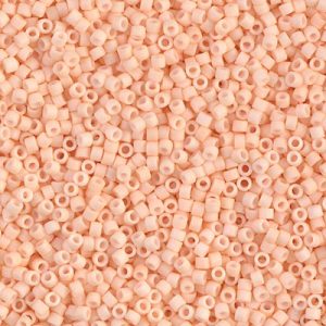 DB1512 - 11/0 Miyuki Delica Seed Bead - Mat Opaque Light Peach