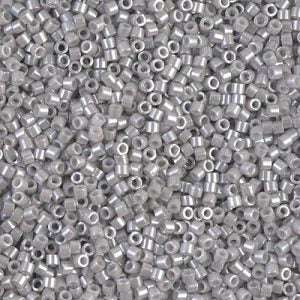 DB1538 - 11/0 Miyuki Delica Seed Bead - Op Light Smoke Ceylon