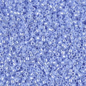 DB1568 - 11/0 Miyuki Delica Seed Beads - Opaque Agate Blue Luster