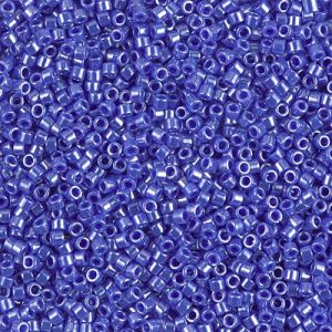 DB1569 - 11/0 Miyuki Delica Seed Bead-Opaque Cyan Blue Luster