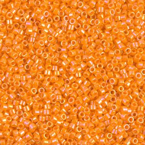 DB1573 - 11/0 Miyuki Delica Seed Beads - Op Mandarin AB