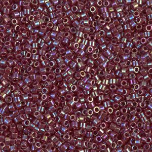DB1574 - 11/0 Miyuki Delica Seed Beads - Opaque Currant AB