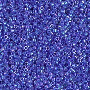 DB1578 - 11/0 Miyuki Delica Seed Bead - Opaque Cyan Blue AB
