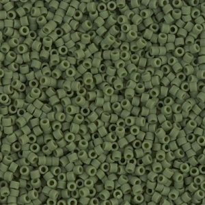 DB1585 - 11/0 Miyuki Delica Seed Bead - Matte Opaque Avacado