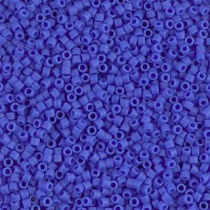 DB1588 - 11/0 Miyuki Delica Seed Beads - Matte Opaque Cyan Blue