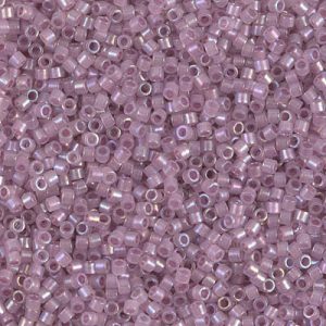 DB1752 - 11/0 Miyuki Delica Seed Bead-Sparkle Orchid Lined Opal AB