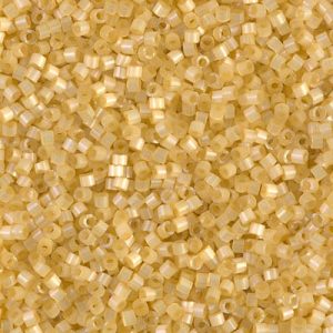 DB1801 - 11/0 Miyuki Delica Seed Beads - Dyed Lt Apricot Silk Satin