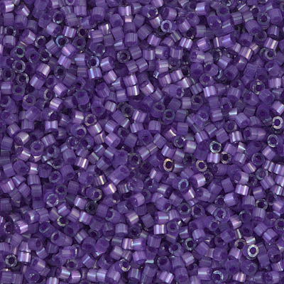 DB1810 - 11/0 Miyuki Delica Seed Bead - Dyed Purple Silk Satin