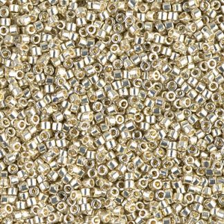 DB1831 - 11/0 Miyuki Delica Seed Beads - Duracoat Galvanized Silver