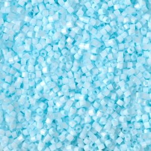 DB1859 - 11/0 Miyuki Delica Seed Bead - Silk Inside Dyed Frozen Blue