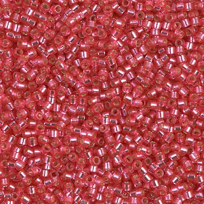 DB2154 - 11/0 Miyuki Delica Seed Beads-DC Silver Lined Dyed Hibiscus