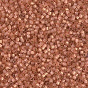 DB2172 - 11/0 Miyuki Delica Seed Beads-Duracoat SF S/L Dyed Rose Copper