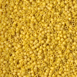 DB2284 - 11/0 Miyuki Delica Seed Bead-Frost Op Glaze Cream
