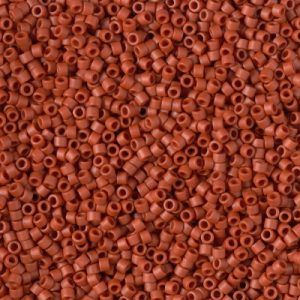 DB2288 - 11/0 Myuki Delica Seed Bead - Matte Opaque Glazed Sienna