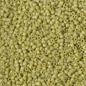 DB2290 - 11/0 Miyuki Delica Seed Beads-Matte Op Glazed Spring Green