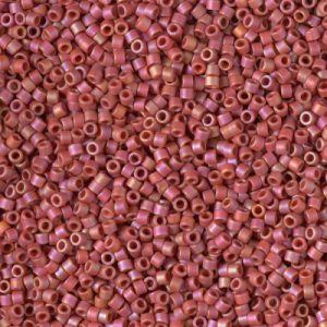 DB2306 - 11/0 Miyuki Delica Seed Beads - Frost Op Glazed Rainbow Cardinal