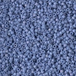 DB2318 - 11/0 Miyuki Delica Seed Bead - Mat Op Glazed Mermaid Blue AB