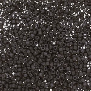 DB2368 - 11/0 Miyuki Delica Seed Beads-DC Opaque Dyed Charcoal