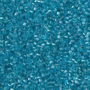 DB2382 - 11/0 Miyuki Delica Seed Beads - Inside Dyed Aqua