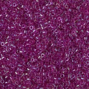 DB2389 - 11/0 Miyuki Delica Seed Bead - Inside Dyed Magenta