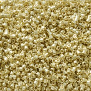 DB2502 - 11/0 Miyuki Delica Seed Beads - DC Galv Yellow