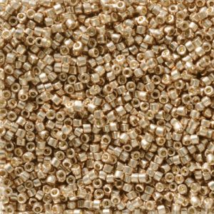 DB2504 - 11/0 Miyuki Delica Seed Beads - DC Galv Rose Champagne