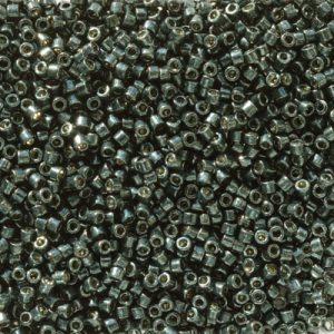 DB2507 - 11/0 Miyuki Delica Seed Beads - DC Galv Black Moss