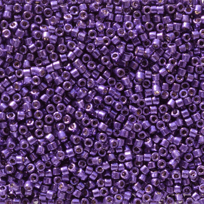 DB2510 - 11/0 Miyuki Delica Seed Beads - DC Galv Lilac Night