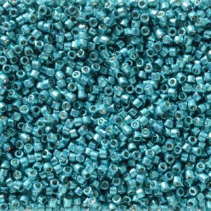 DB2513 - 11/0 Miyuki Delica Seed Beads - DC Galv Capri Blue