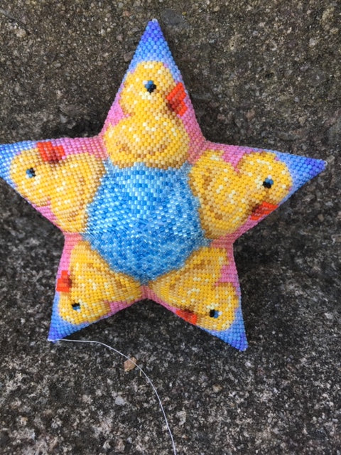 Quackers 3D Peyote Puffy Star