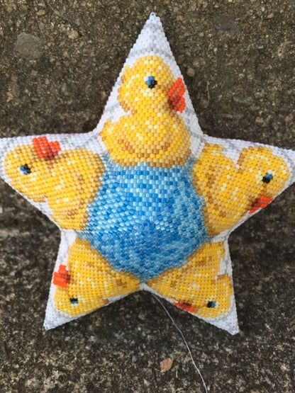 Quackers 3D Peyote Puffy Star