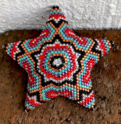 Charra 3D Puffy Peyote Star