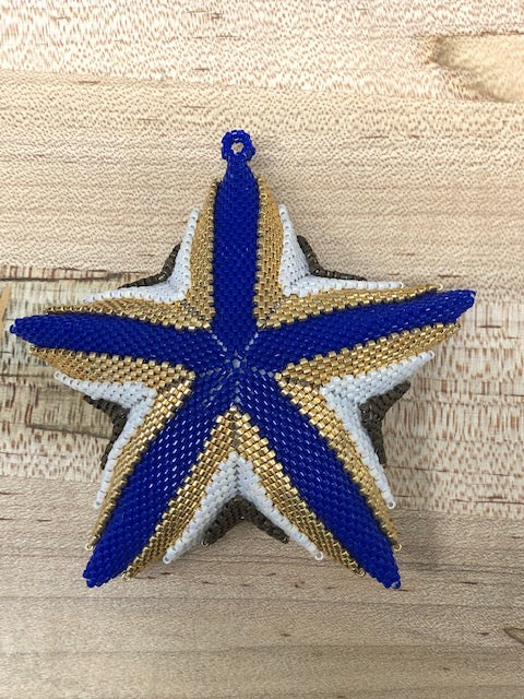 Stratified 3D Peyote Puffy Star