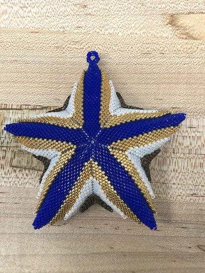 Stratified 3D Peyote Puffy Star