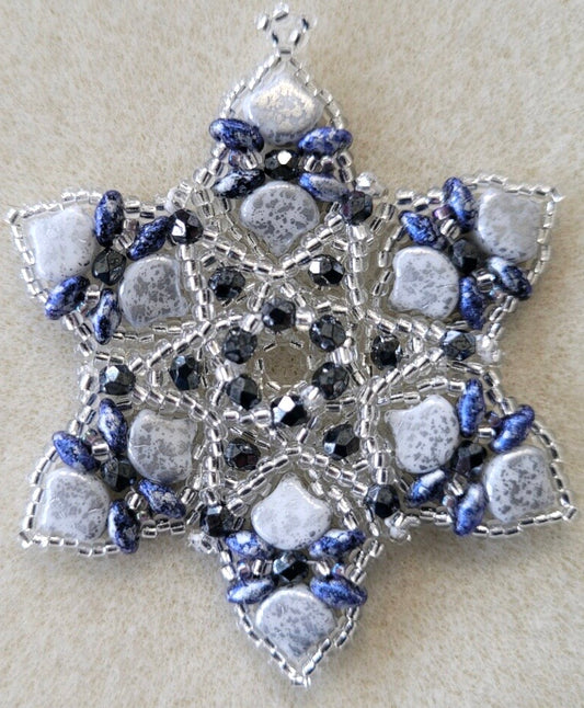 Louise Beaded Snowflake Pattern Tutorial