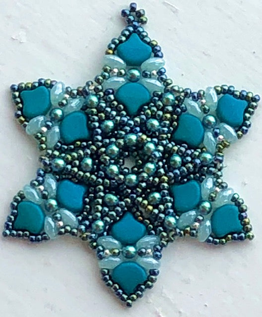Louise Beaded Snowflake Pattern Tutorial