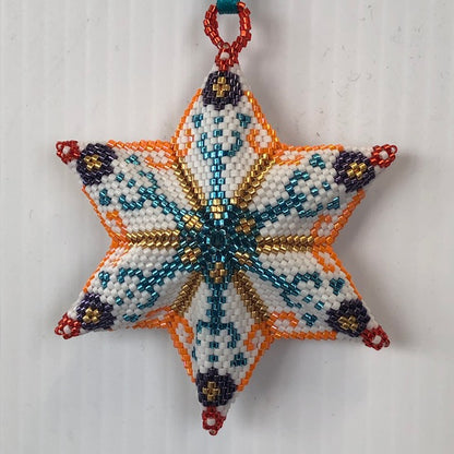 Alpenstock 3D Puffy Peyote Star